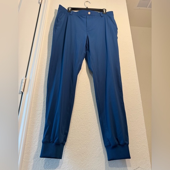 Redvanly Halliday Pull On Golf Jogger In Limoges Blue Mens Size Large - Picture 4 of 8